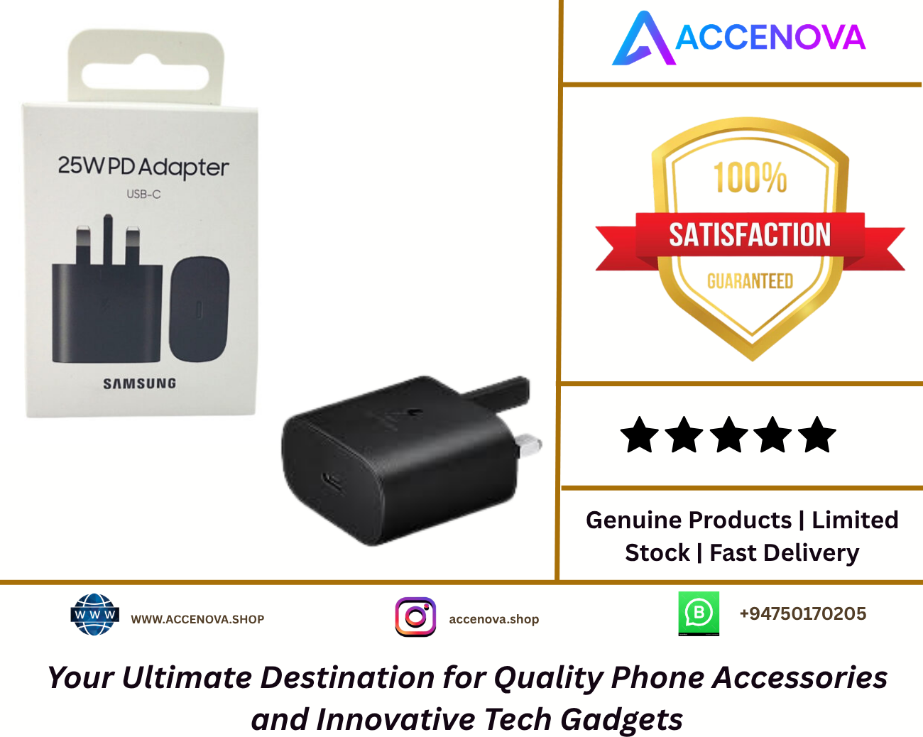 Samsung 25W PD Type-C Adapter