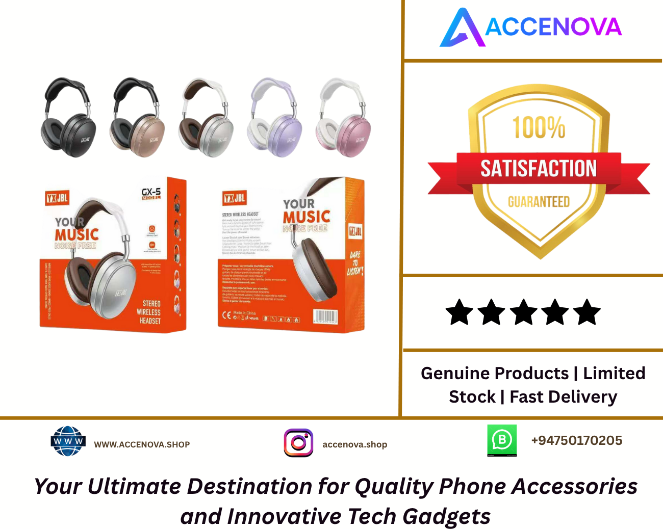 YX JBL GX5 Headphones