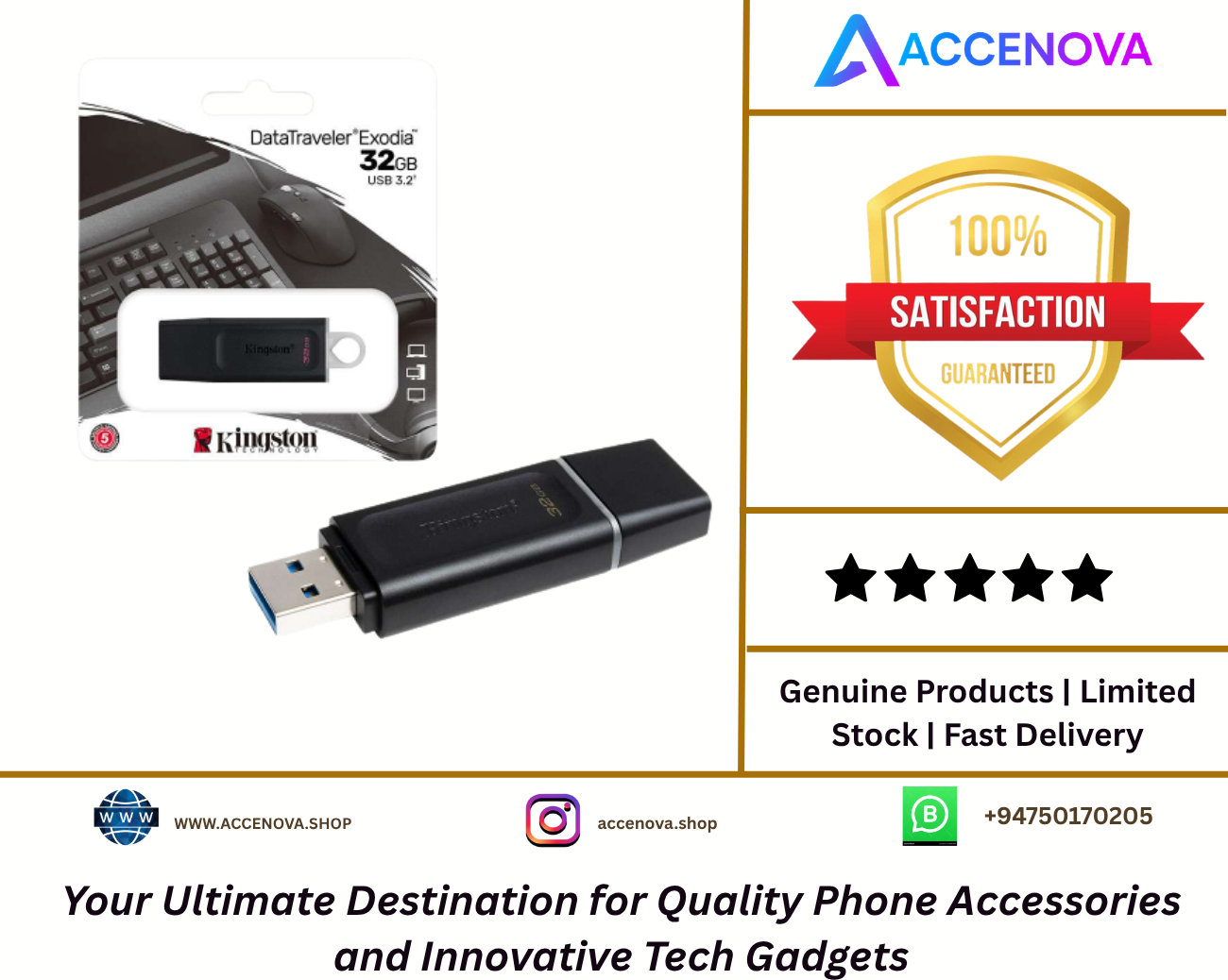 Kingston 32GB USB Flash Drive