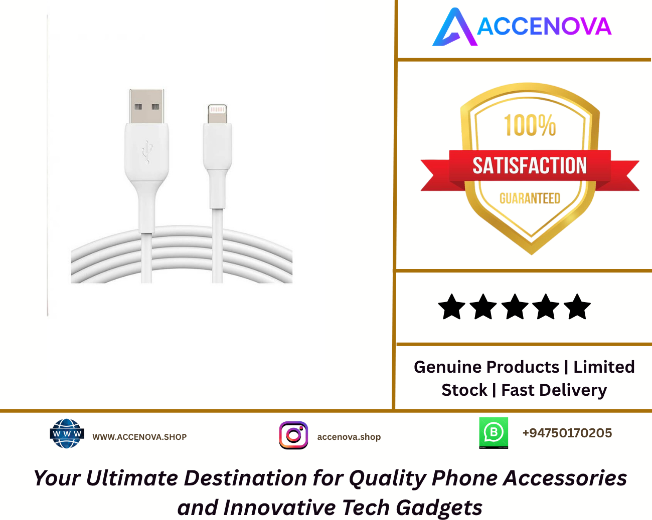 High-Quality Micro to Lightning Cable
